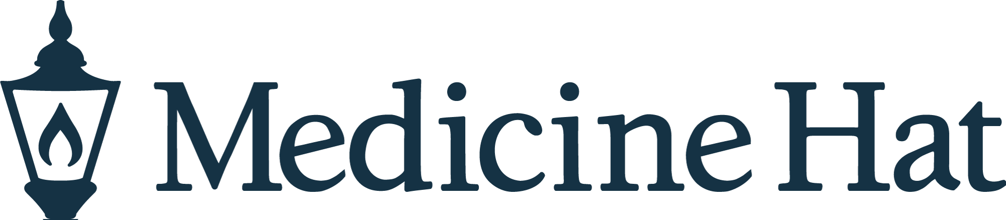 City Of Medicine Hat Text and Logo Footer